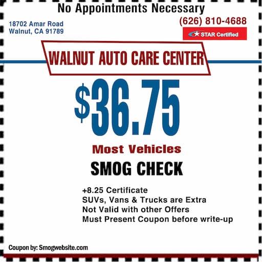 Smog Check Coupon